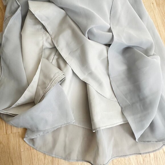 NWT Bliss Extra Bridesmaid Dress Light Gray Formal Wedding S Gown - Picture 6 of 12